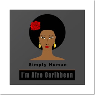 I'm Afro Caribbean Posters and Art